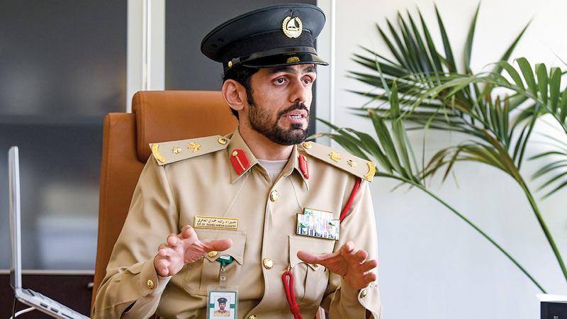 راشد الغافري: «المركز» ينقل شرطة دبي من مستورد للمعرفة إلى مصدر لها.   من المصدر