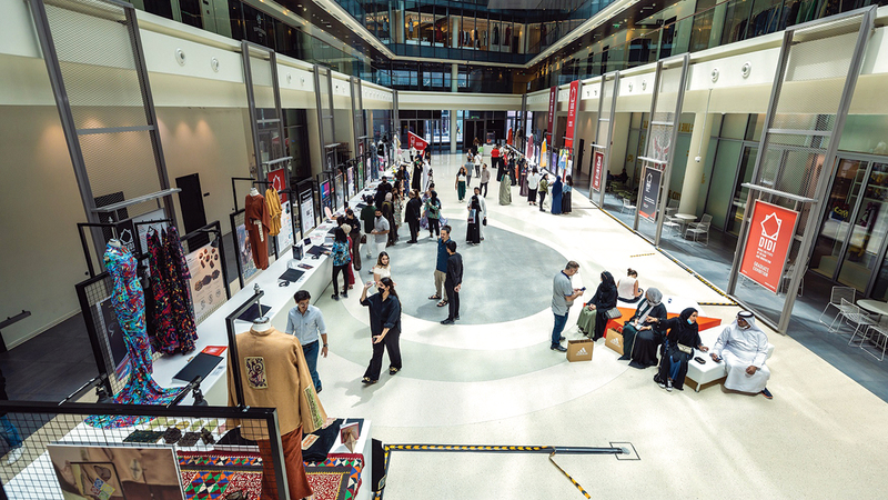 حي دبي للتصميم يستضيف معرض الخريجين. من المصدر