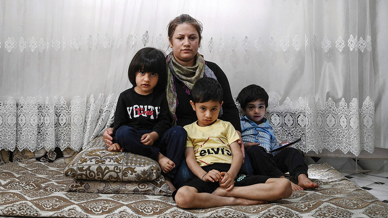 فاطمة إبراهيم: الأزمة الاقتصادية تطال السوريين كما الأتراك.  أ.ف.ب