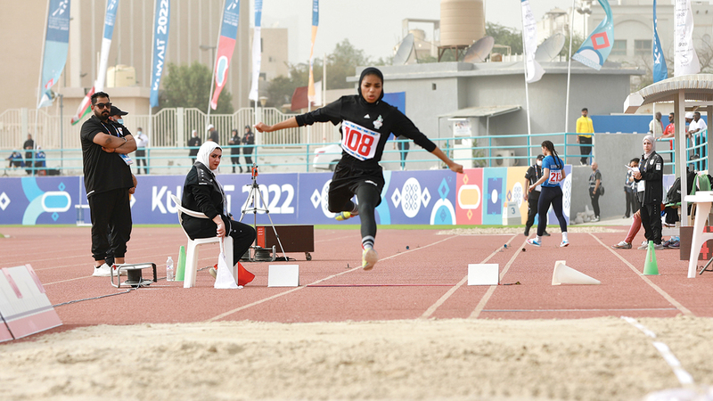 حصد منتخبنا لألعاب القوى 9 ميداليات 	في خليجي الكويت. من المصدر