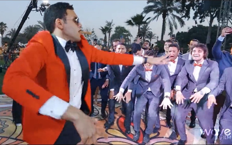 الصورة: ميلان الإيطالي في حفل زفاف مصري.. والعريس "زلاتان" (فيديو)