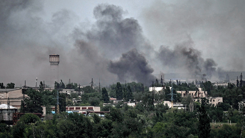 الاستهداف الروسي للعاصمة الأوكرانية كييف تجدّد وسط مشكلات لوجستية يعانيها الجيش الروسي.  رويترز