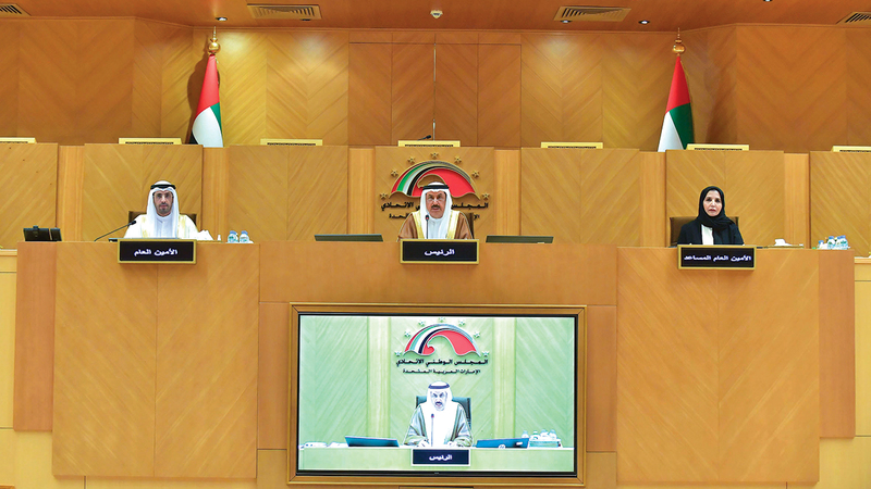 خلال جلسة «الوطني» الـ 13 برئاسة غباش.   من المصدر