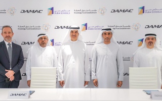 الصورة: «داماك» تدعم «مدارس دبي» بـ 20 مليون درهم بالشراكة مع «صندوق المعرفة»