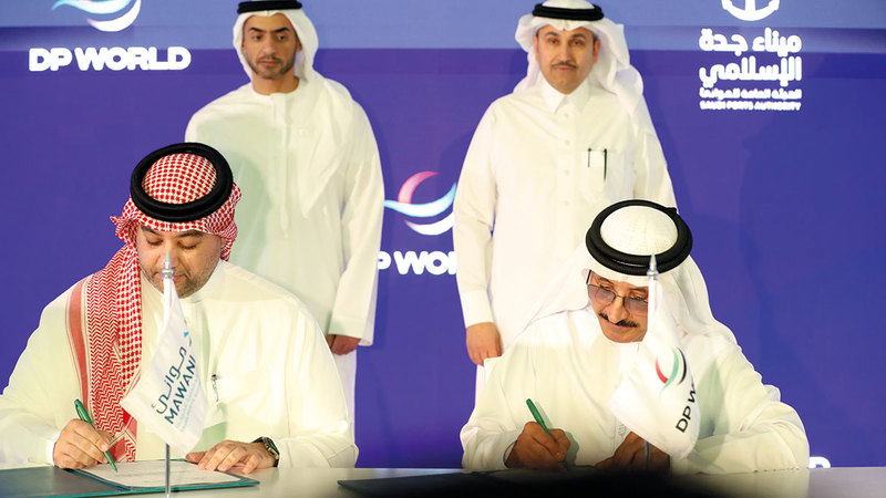 خلال التوقيع على اتفاقية الشراكة. من المصدر