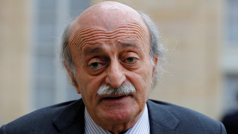 الزعيم الدرزي وليد جنبلاط لعب دور «صانع الملوك». رويترز