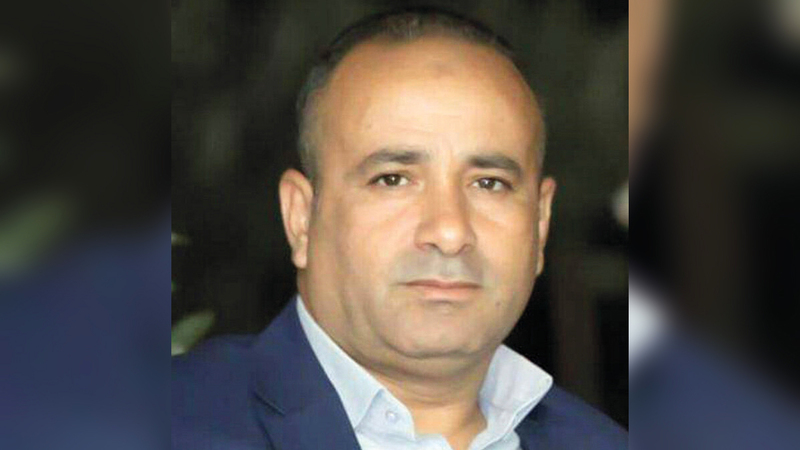 مسؤول ملف الأغوار في محافظة طوباس معتز بشارات. الإمارات اليوم