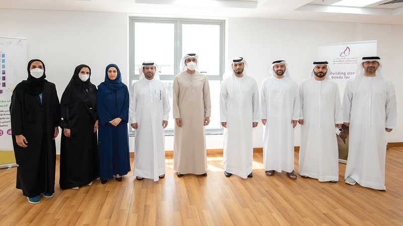 خلال افتتاح وقف مؤسسة دبي لرعاية النساء والأطفال. من المصدر