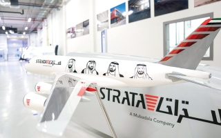 الصورة: للمرة الأولى في الإمارات.. «ستراتا» تصنّع أجزاء الطائرات بالضغط الحراري