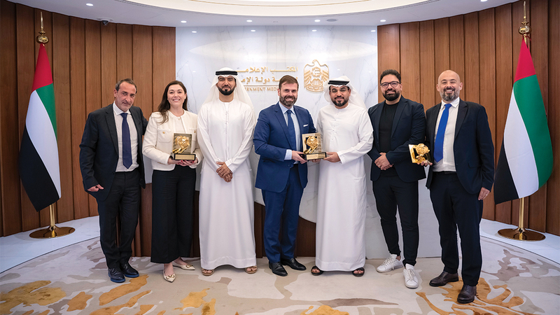 المشاركة النوعية لجهات حكومية وخاصة تكللت بحلول الإمارات ضمن قائمة أكثر 10 دول حصداً للجوائز في المهرجان. من المصدر