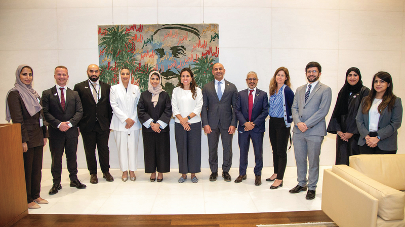 وفد الدولة المشارك في «منتدى الأمم المتحدة السياسي الرفيع المستوى». من المصدر