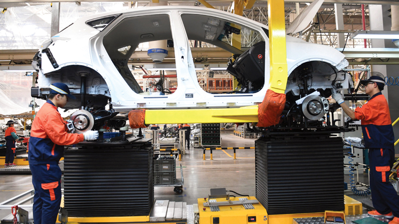 أنتجت الصين خلال 2020 نحو 25 مليون سيارة. أرشيفية