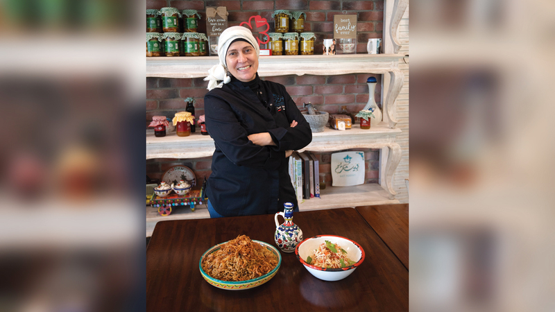 سلام أكدت أن المكان الذي أسسته في دبي يحمل رسالة حب لكل من يدخله. تصوير: أحمد عرديتي