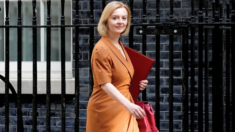 تروس تحظى بتأييد كبير في حزبها المحافظ. أ.ب