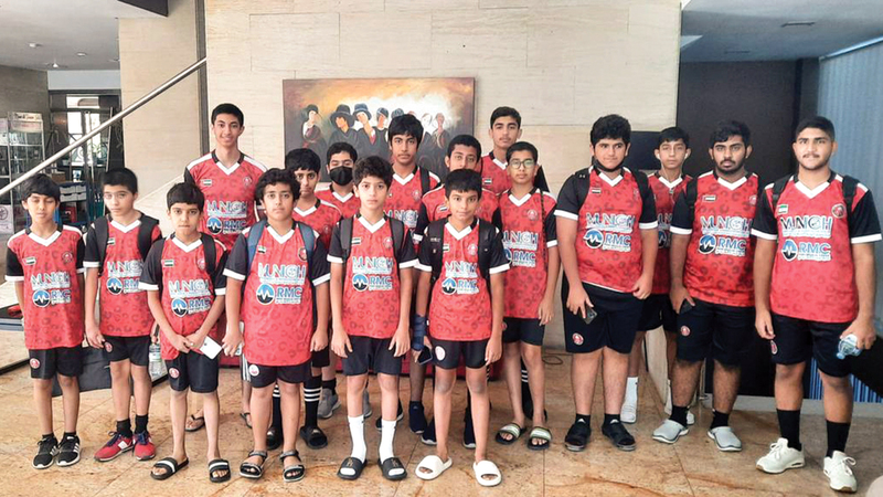 فريق يونايتد في معسكر إسبانيا. من المصدر