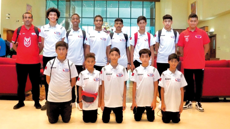 أحد الفرق المشاركة في البطولة. من المصدر