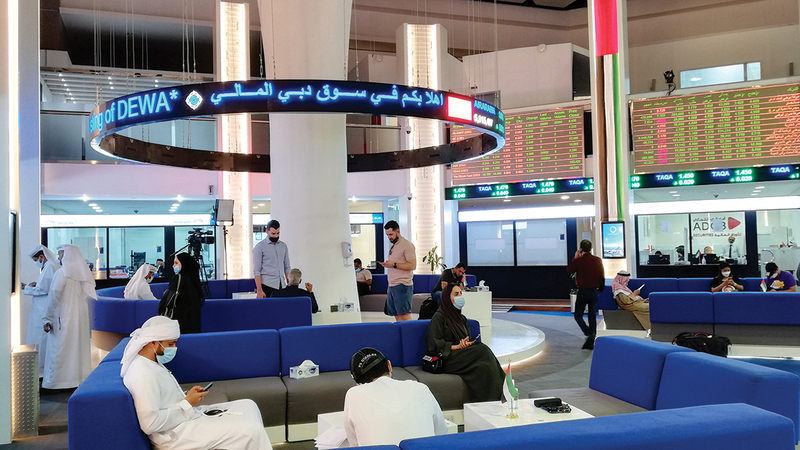 أرباح 5 بنوك مدرجة في سوق دبي المالي ارتفعت بنسبة 38.6% خلال النصف الأول. تصوير: أحمد عرديتي