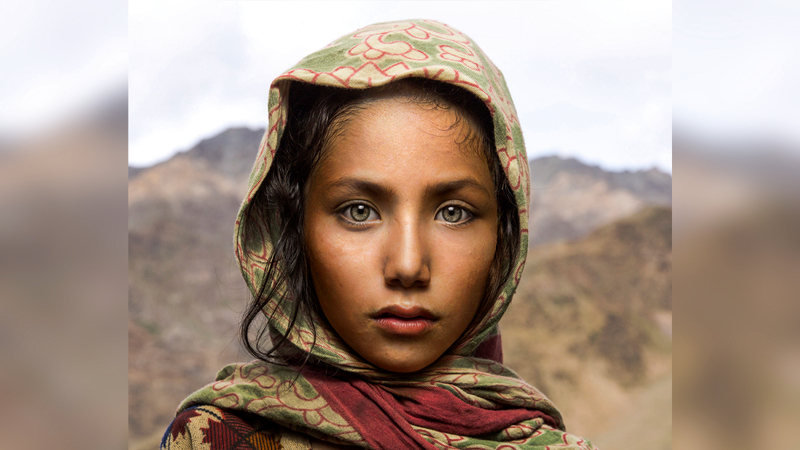 وجه «ليلى» بالألوان.. الصورة الفائزة بالمركز الثاني لمحمد عبدالغني. من المصدر