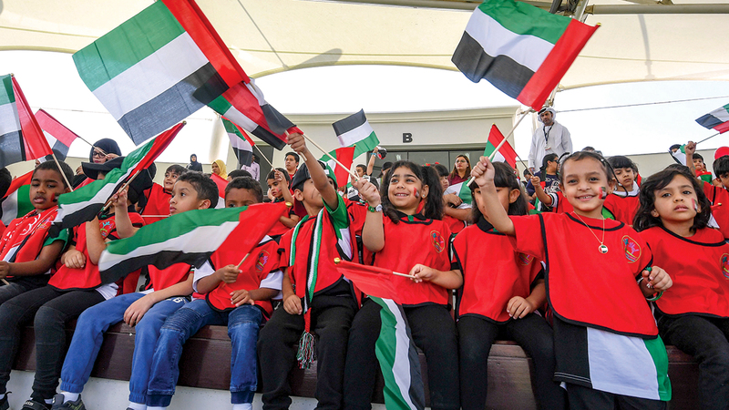 الإطار يستهدف موضوعات متنوعة في التراث الإماراتي بما فيها التقاليد والقيم والأنشطة الاجتماعية.   تصوير: أشوك فيرما