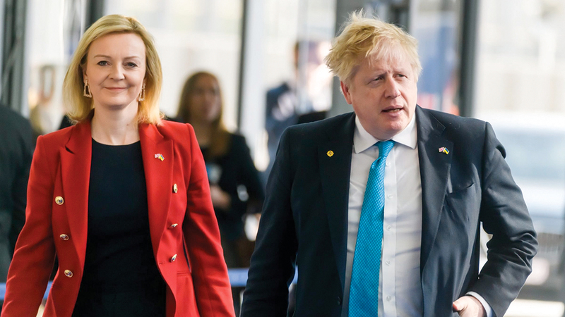 تراس تتفق مع جونسون في ما يخص توطيد العلاقات مع واشنطن.   أرشيفية