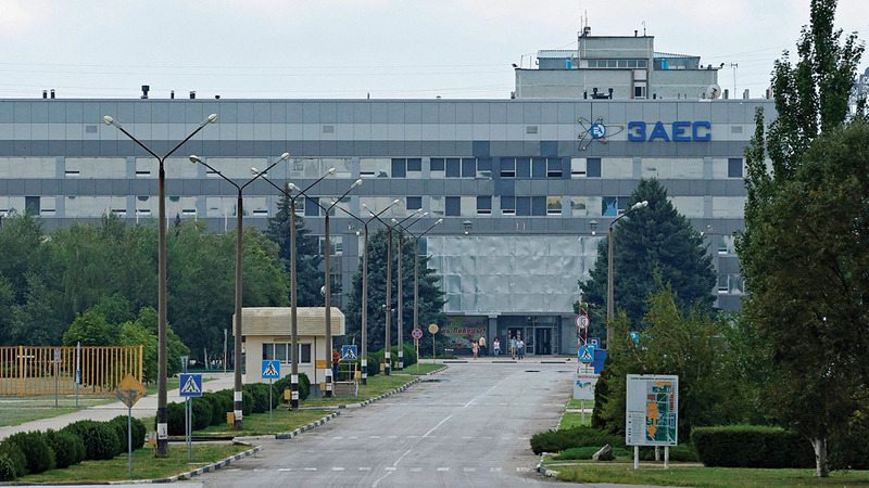 محطة الطاقة الأوكرانية مازالت تعمل بانتظام رغم المناوشات.  أرشيفية