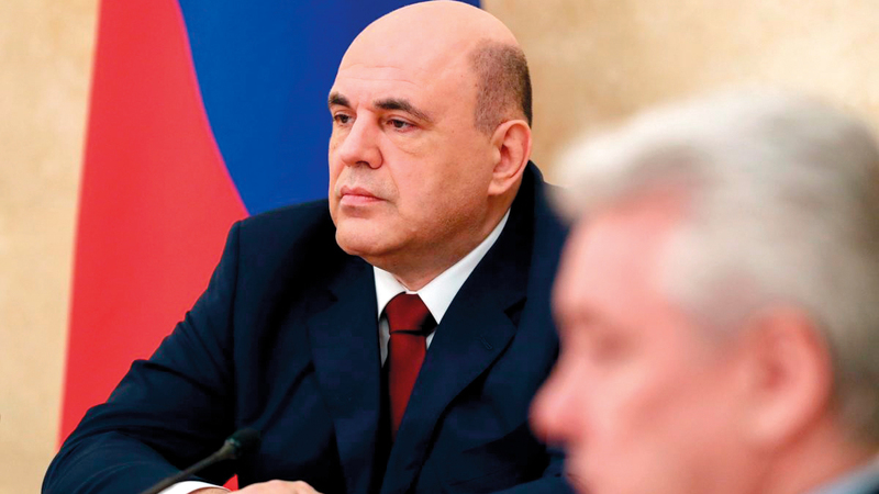 رئيس الوزراء ميخائيل ميشوستين من المخلصين للرئيس.   أرشيفية