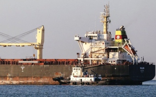 أول سفينة أممية محمّلة بالحبوب تغادر من أوكرانيا باتجاه إفريقيا