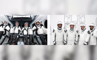 الصورة: «النيادي» ببدلة رواد الفضاء تحضيراً للمهمة طويلة الأمد