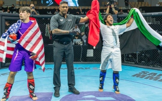 الصورة: جاسم الحوسني يتوج بالذهب في مونديال الفنون القتالية المختلطة