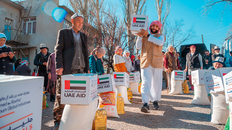 مبادرات محمد بن راشد آل مكتوم العالمية تحرص على أن تكون سنداً وعوناً للجميع. أرشيفية