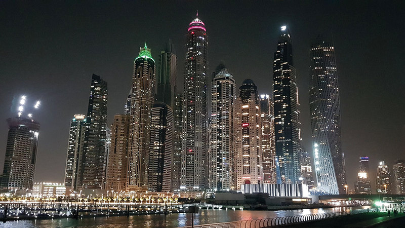 دبي أحد أبرز الوجهات الجاذبة لاستثمارات أثرياء العالم. أرشيفية