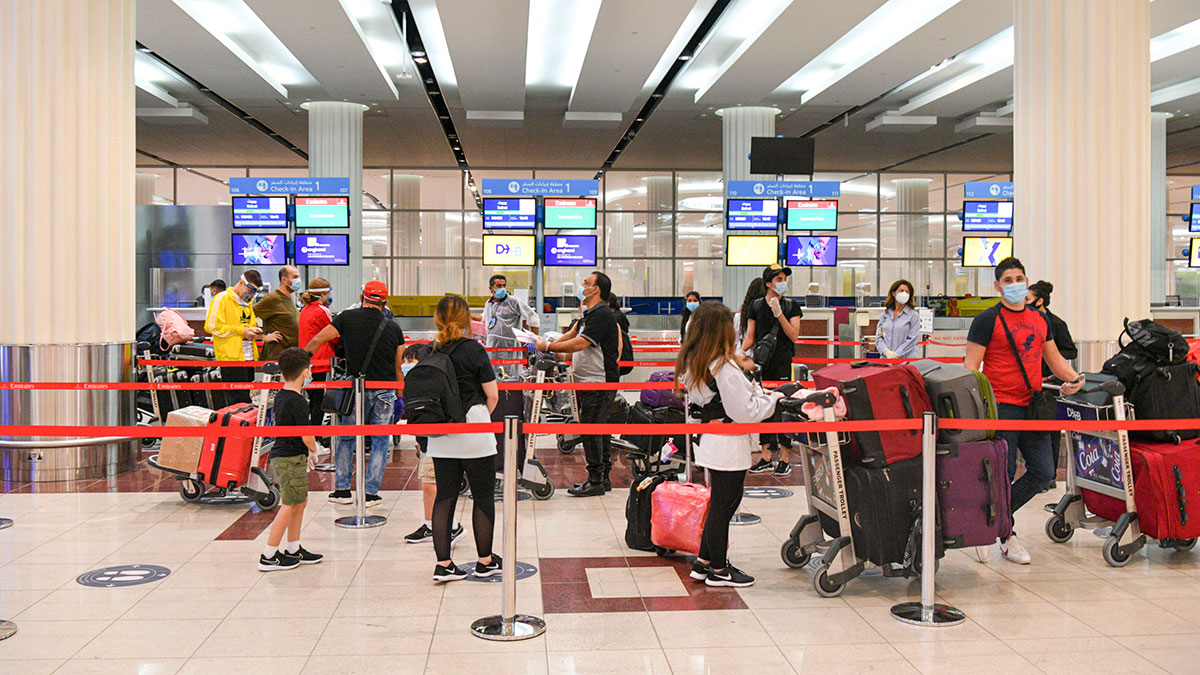 ارتفاع عدد المسافرين عبر مطار دبي إلى 27.9 مليون مسافر خلال النصف الأول من 2022. أرشيفية