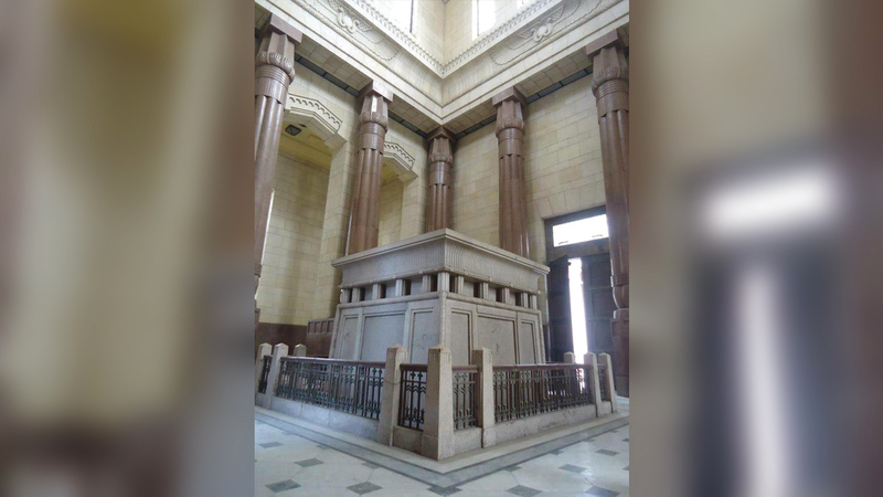 ضريح سعد زغلول الحالي. أرشيفية