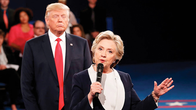 تم إعداد خطاب الفوز سلفاً لكلينتون. أرشيفية