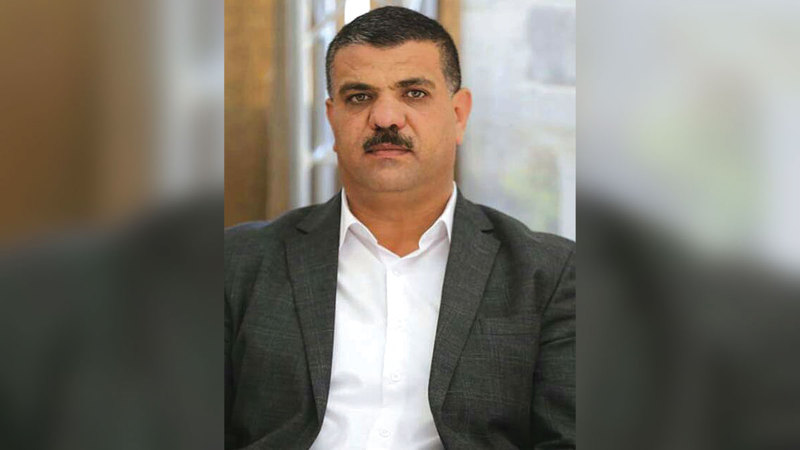 محمد عازم رئيس بلدية سبسطية في نابلس.   الامارات اليوم