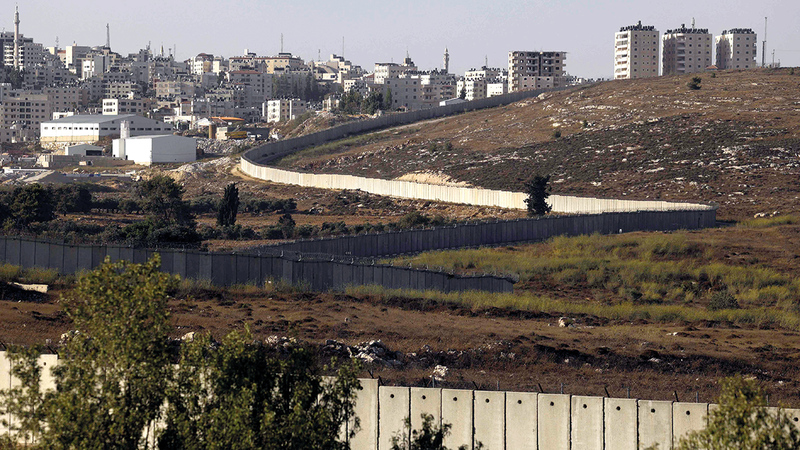 منظر عام من ضاحية كفر عقب. أ.ف.ب