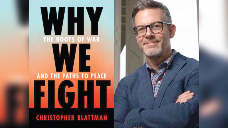 بلاتمان في كتابه «لماذا نحارب: جذور الحرب وطرق السلام» رؤية معمقة لمسببات الحروب. أرشيفية