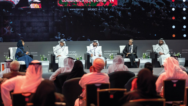 جانب من فعاليات الدورة الـ 10 للمنتدى الدولي للاتصال الحكومي. من المصدر