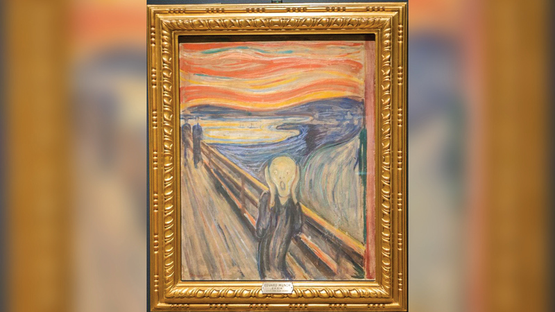 «الصرخة».. أشهر أعمال إدوارد مونش. د.ب.أ
