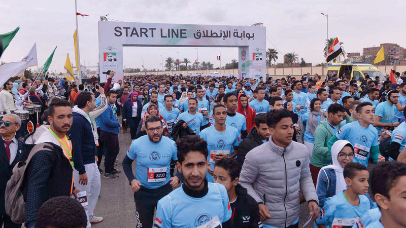 ماراثون زايد الخيري في مصر يشهد إقبالاً كبيراً قبل انطلاقه بـ 3 أشهر