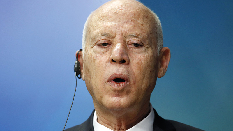 ضغوط على الرئيس قيس سعيد لمراعاة حقوق النساء التونسيات. أ.ب