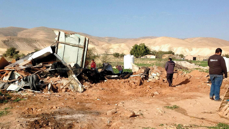 إسرائيل أخطرت 15 عائلة بهدم بيوتها في «عرب الكعابنة». الإمارات اليوم