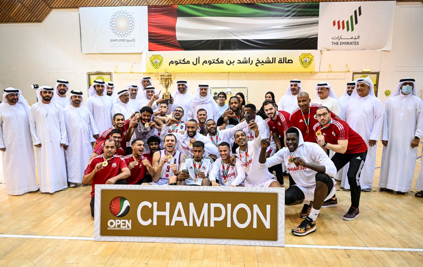 Sharjah retains the Basketball Federation Cup for the second year in a row