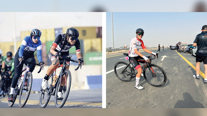 زهرة حسين بدأت رياضة الدراجات منذ عامين فقط. من المصدر