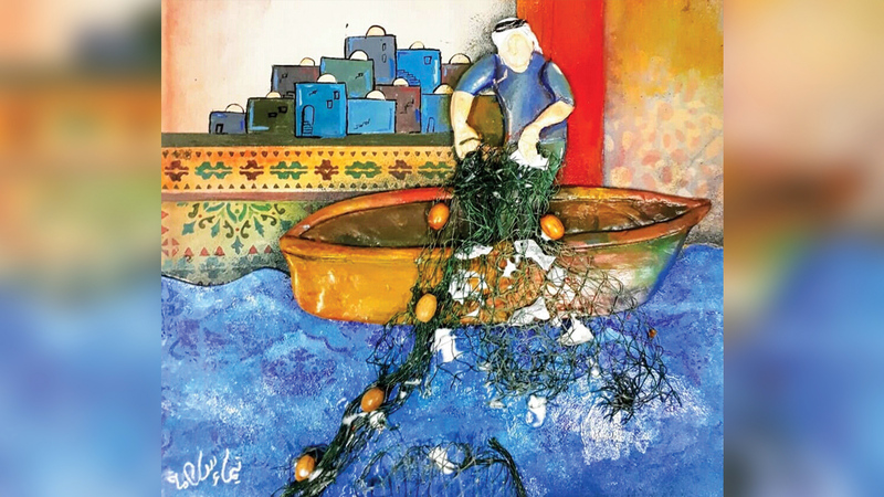 «تيماء» تسخّر فن النحت (الريليف) البارز للمكفوفين. الإمارات اليوم