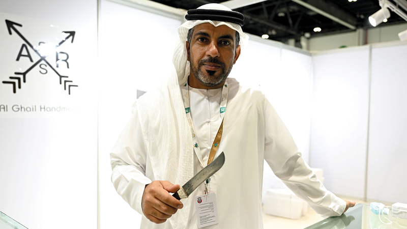 أحمد المزروعي: «المنتجات التي نعرضها نفذت على مدار عام كامل خصيصاً للمشاركة في (أبوظبي 2022)».