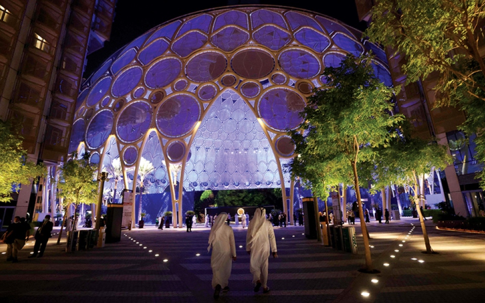 الصورة: «مدينة إكسبو دبي».. تفتح أبوابها اليوم بعروض فنية ساحرة