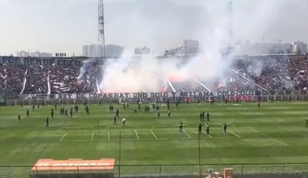 A Collapsed Stadium Roof In Chile Causes Injuries To Fans