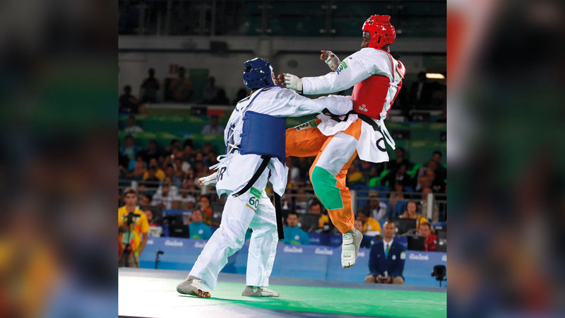 تم إدراج التايكواندو ضمن الألعاب الأولمبية في أولمبياد سيدني عام 2000. من المصدر