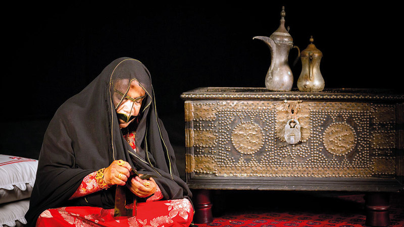 «المركز» يسعى إلى إبراز التقاليد والثقافة التراثية الإماراتية. من المصدر